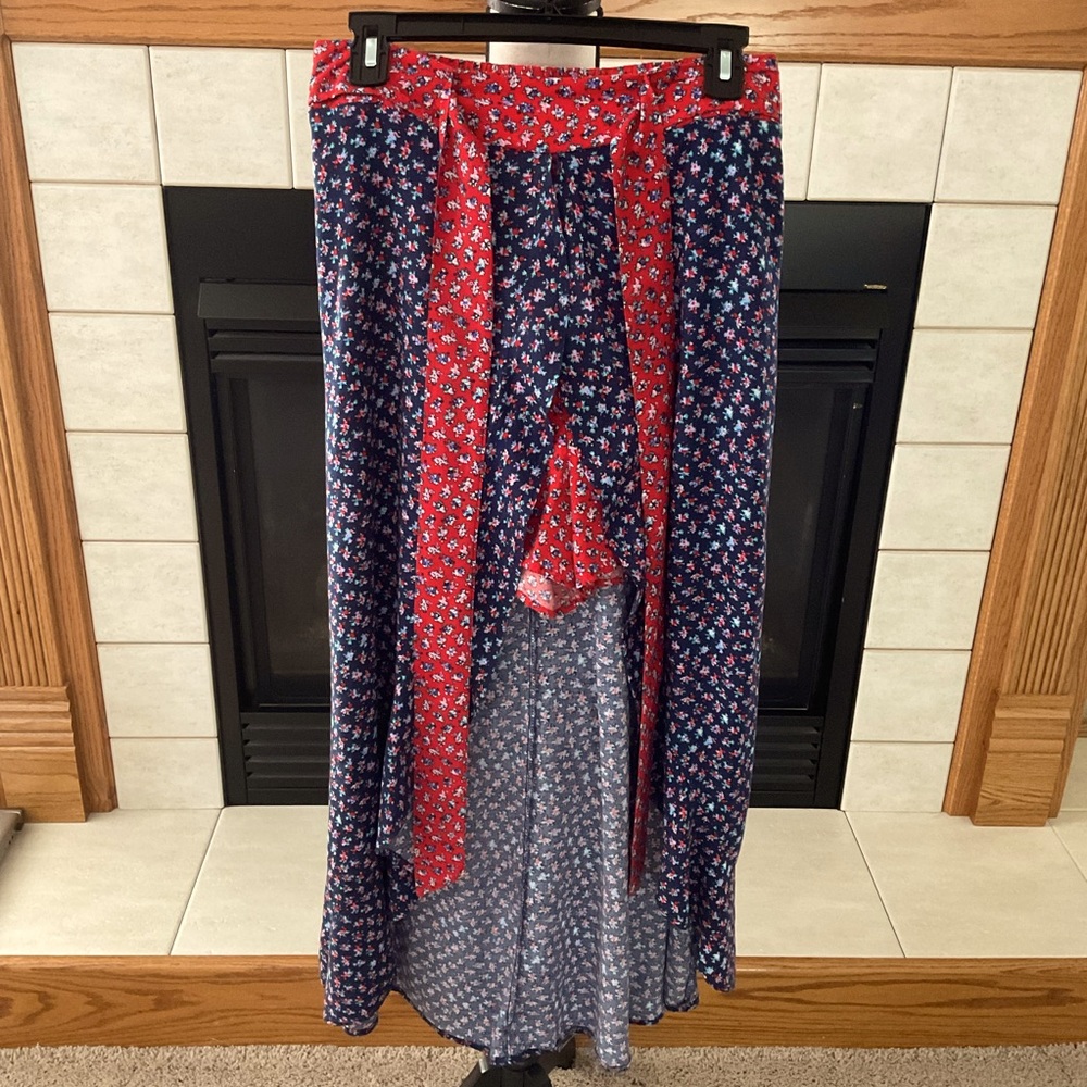 Xhilaration (Target) Hi-Low Floral Skort, Women’s Sz S